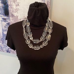 New York & Company clear necklace